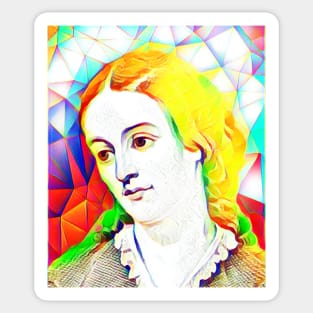 Margaret Fuller Colourful Portrait | Margaret Fuller artwork 12 Sticker